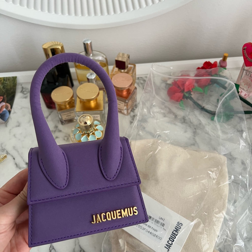 Brand New Jacquemus Purple Le Chiquito Bag